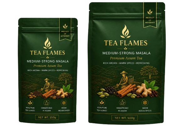 TEA FLAMES Medium Strong Masala